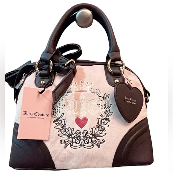Juicy Couture Handbags - Juicy Couture  Free Love Heritage Bowler Crossbody Bag Satchel $99 NWT